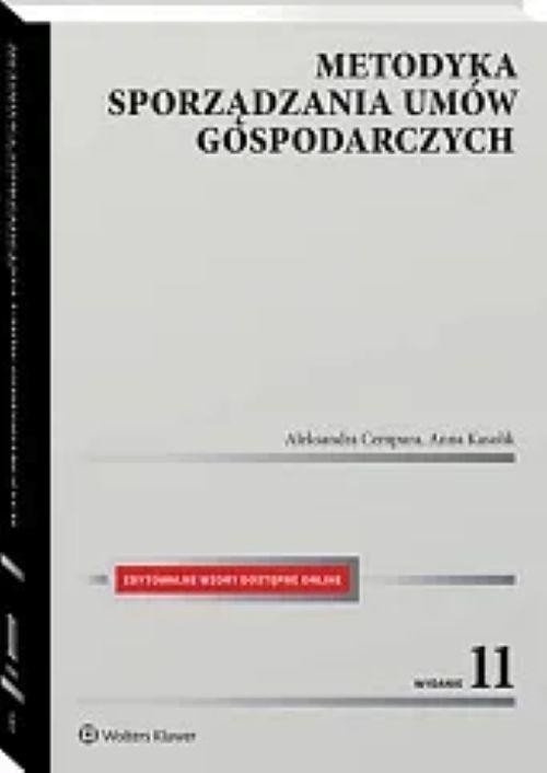 Metodyka sporządzania umów gospodarczych + wzory