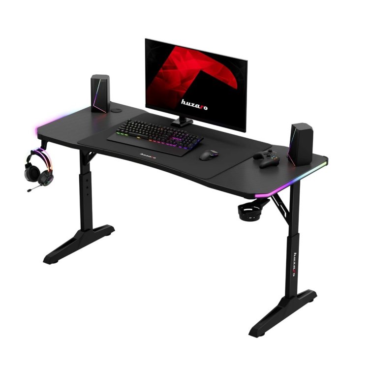 Biurko gamingowe Huzaro Hero 3.6 RGB Black