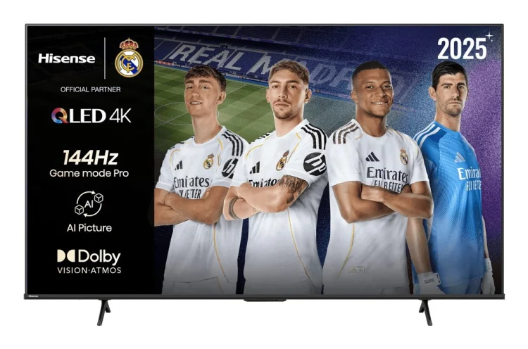 Telewizor 65" Hisense 65E7QPRO QLED 4K 144Hz VIDAA Smart OS Al. Czarny