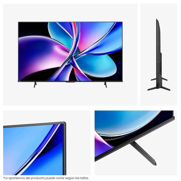 Telewizor 65" Hisense 65E7QPRO QLED 4K 144Hz VIDAA Smart OS Al. Czarny