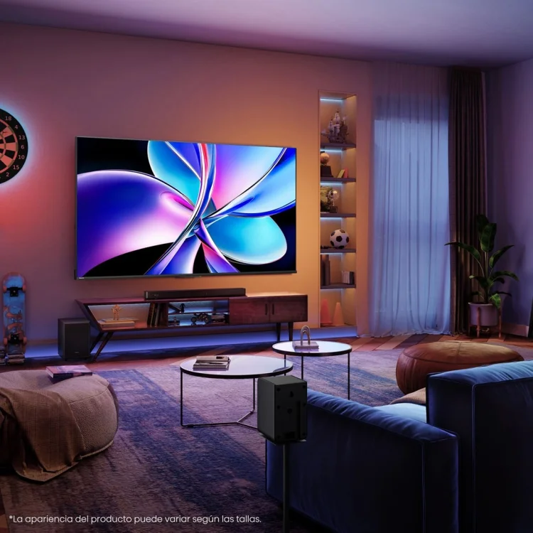 Telewizor 65" Hisense 65E7QPRO QLED 4K 144Hz VIDAA Smart OS Al. Czarny