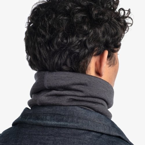 BUFF Chusta wielofunkcyjna MERINO HEAVYWEIGHT NECK WARMERSOLID GREY