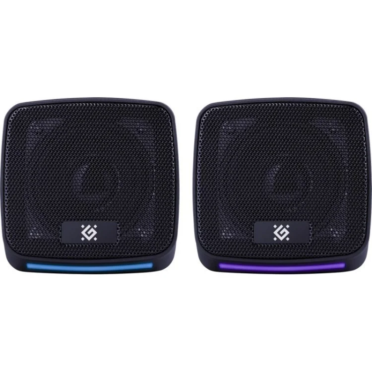 DEFENDER GŁOŚNIKI PC J3 2.0 6W LED USB CZARNE 65963