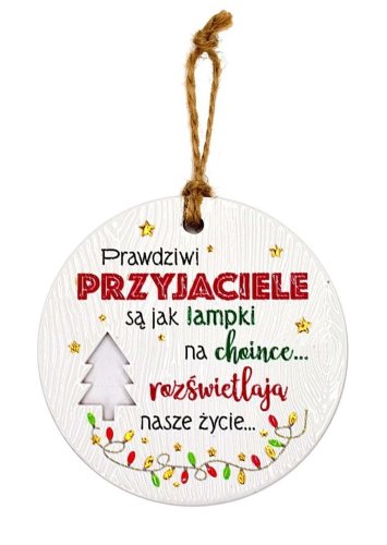 Zawieszka ceramiczna Boże Narodzenie