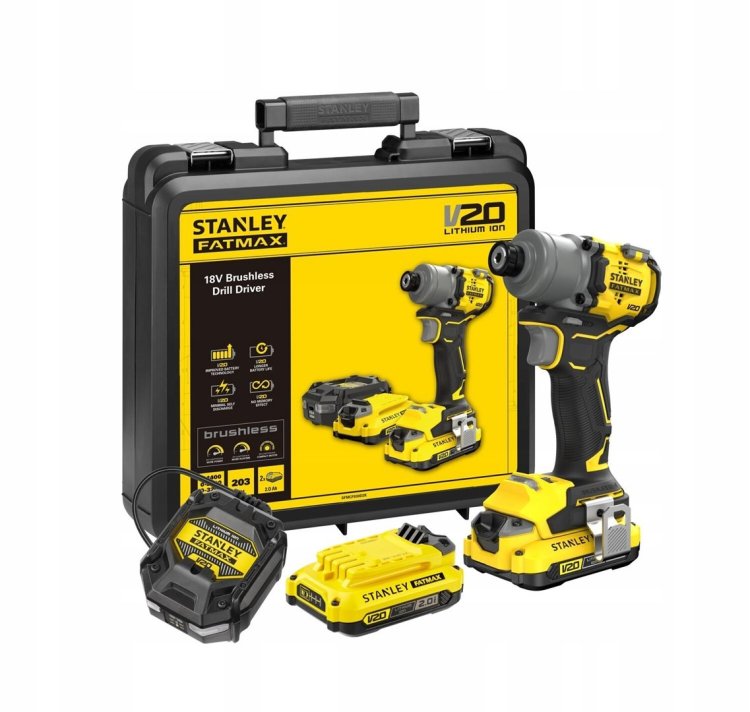 Zakrętarka udarowa 2×2.0Ah SFMCF830D2K STANLEY