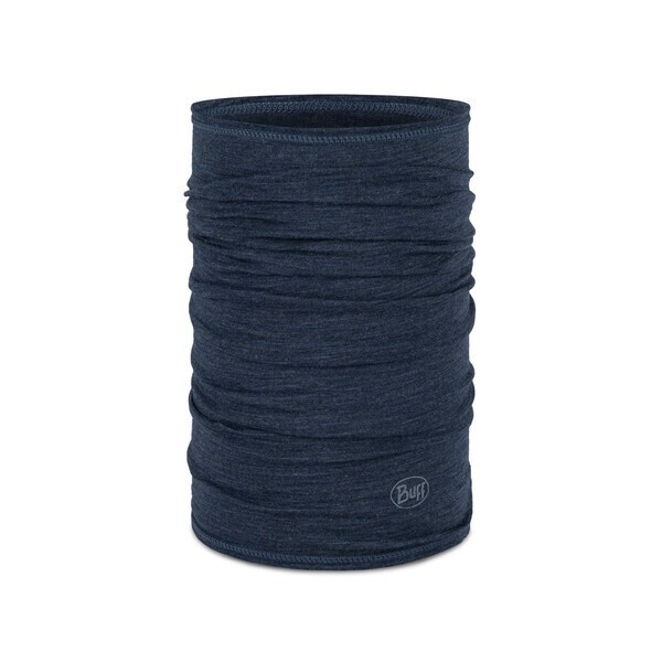 Bandana BUFF MERINO LIGHTWEIGHT SOLID SOLID NIGHT BLUE