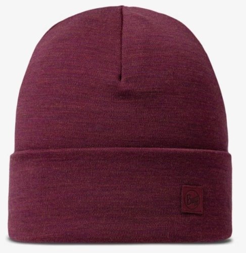 Czapka BUFF MERINO MIDWEIGHT BEANIE MELANGE TIBETAN RED