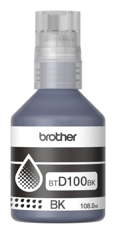 BROTHER Tusz czarny BTD100BK=BT-D100BK