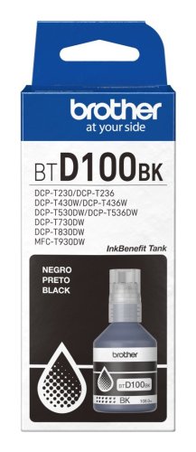 BROTHER Tusz czarny BTD100BK=BT-D100BK