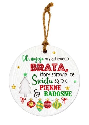 Zawieszka ceramiczna Boże Narodzenie