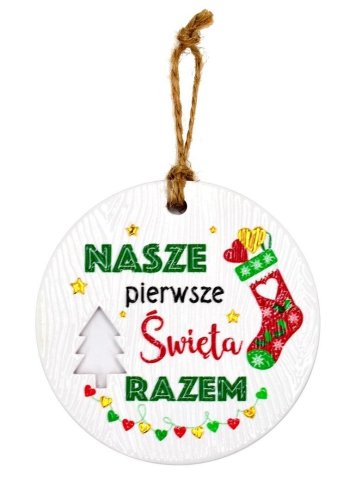 Zawieszka ceramiczna Boże Narodzenie