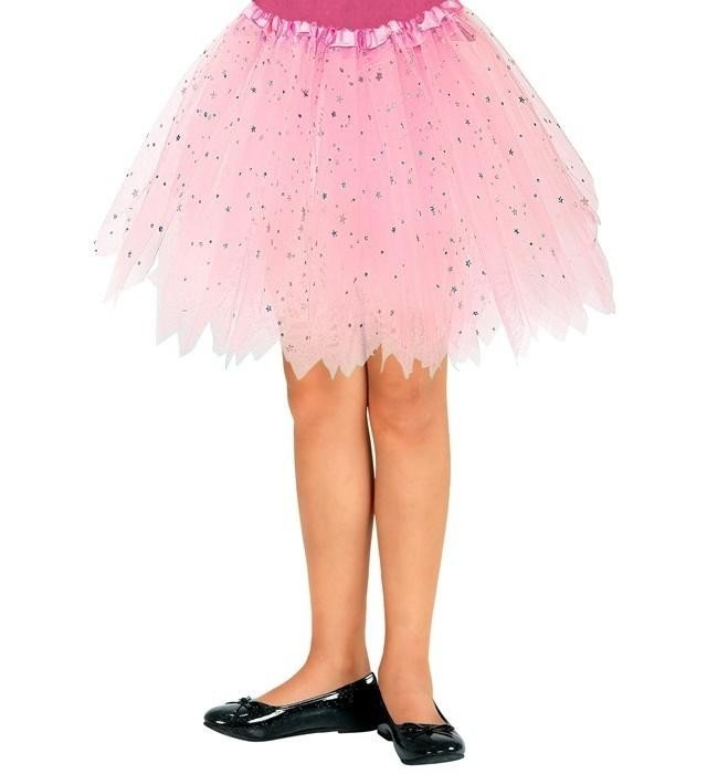 Różowa spódniczka baletnicy tutu gwiazdki
