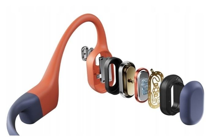 Słuchawki bezprzewodowe kostne Shokz  OpenSwim Pro Red