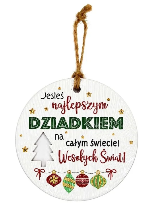 Zawieszka ceramiczna Boże Narodzenie