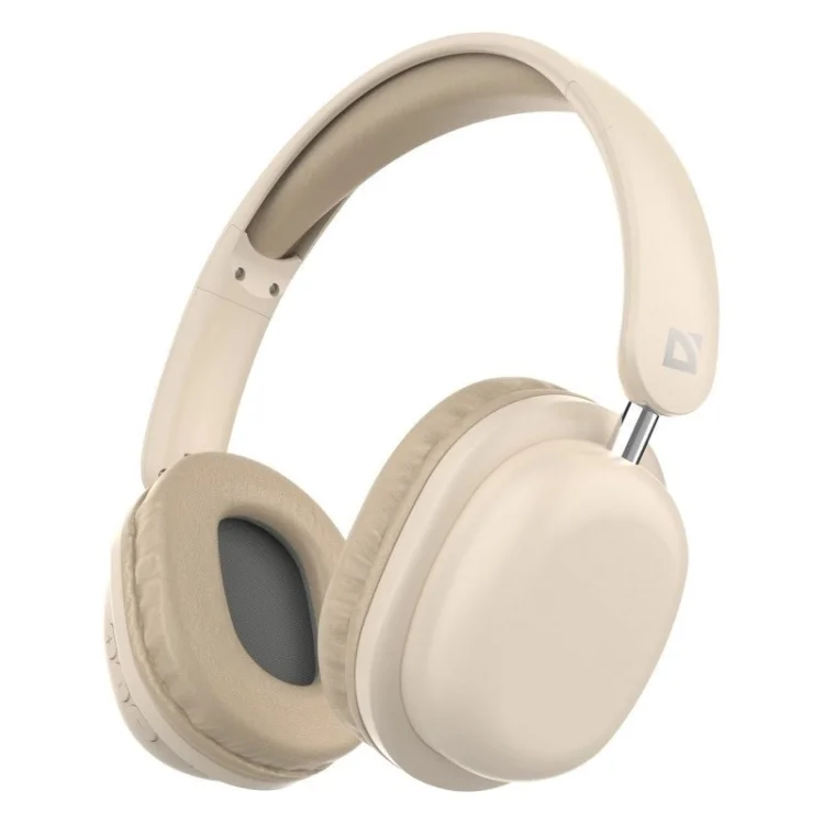 DEFENDER SŁUCHAWKI NAUSZNE BLUETOOTH FREEMOTION B640 BEŻOWE 63642