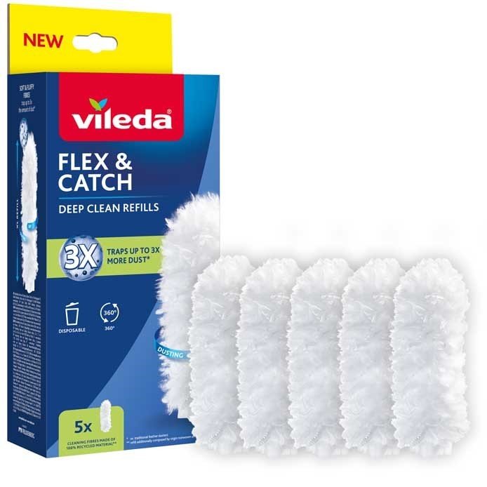 Wkłady do miotełki do kurzu Vileda Flex&Catch 5 szt.