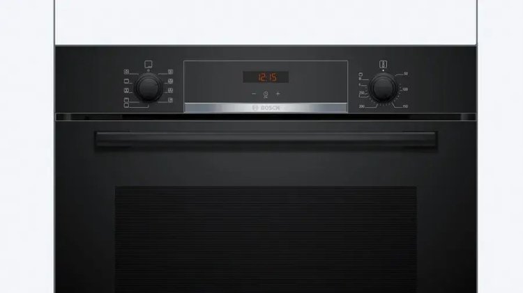 Piekarnik BOSCH HBA514BB3 + Prowadnice teleskopowe 1 poziomowe BOSCH HEZ538000