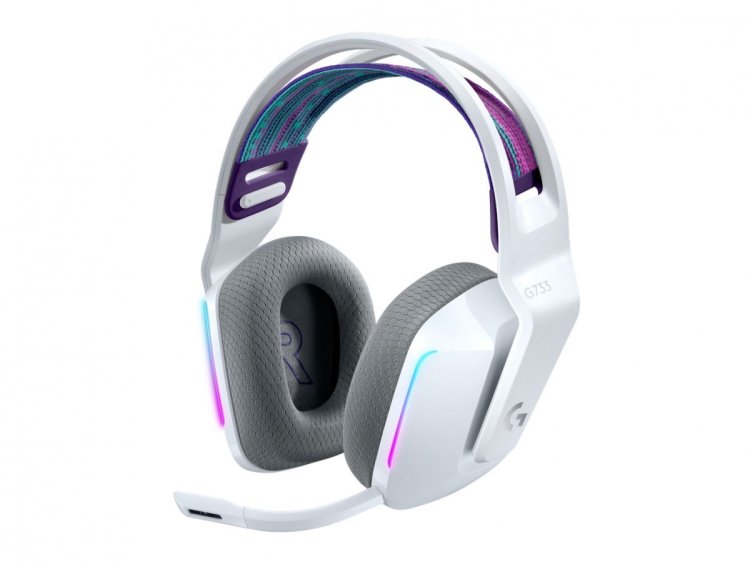 Słuchawki Logitech G733 Lightspeed Białe
