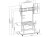 MOBILNY STOJAK+UCHWYT DO TV 37-100" 150KG S-13 ART Vesa 800x600 HEAVY DUTY