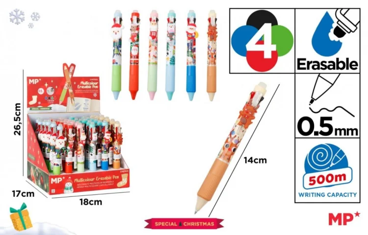 Długopis 4-kolorowy świąteczny (36szt)