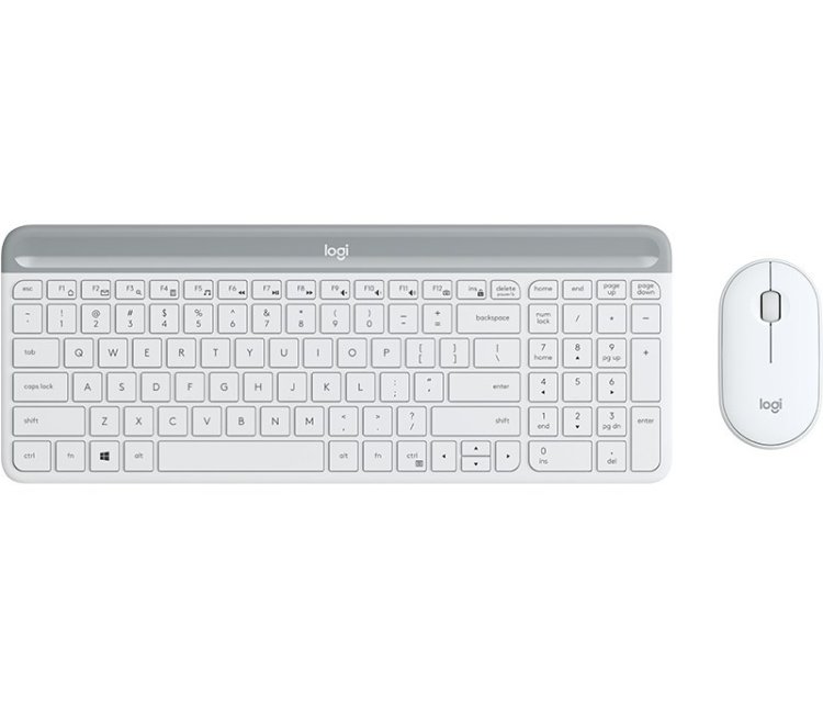 Klawiatura + mysz Logitech MK470 Biały