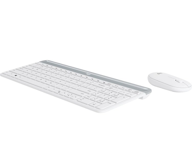 Klawiatura + mysz Logitech MK470 Biały