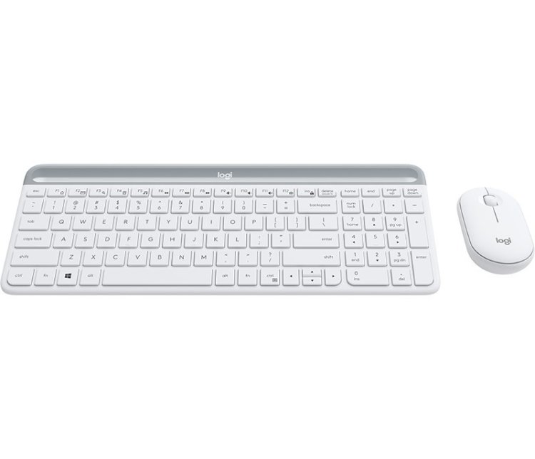 Klawiatura + mysz Logitech MK470 Biały