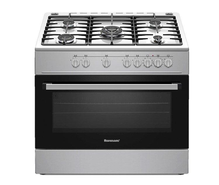 Kuchnia gazowo elektryczna Ravanson KWGE-K90A Cheff (inox)