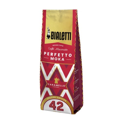Kawa mielona BialettiMoka Perfetto Caramello 250g z puszką