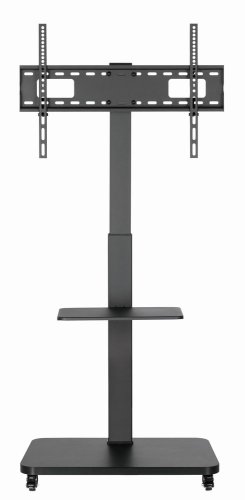 GEMBIRD STOJAK PODŁOGOWY NA TELEWIZOR, MOBILNY NA KÓŁKACH (OBROTOWY/UCHYLNY), 32" - 75", CZARNY