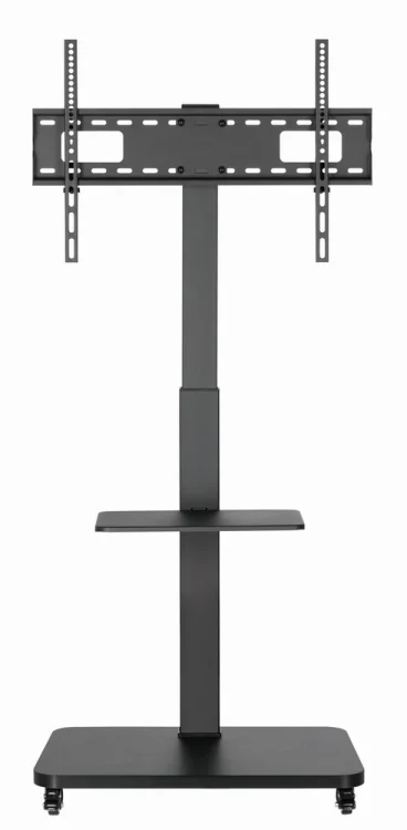 GEMBIRD STOJAK PODŁOGOWY NA TELEWIZOR, MOBILNY NA KÓŁKACH (OBROTOWY/UCHYLNY), 32" - 75", CZARNY