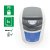 Niszczarka Leitz IQ OptiMax Home Office 225, 15l, P5, 6 kartek, Automatyczny Start/Stop, Funkcja cofania, Obrotowy pojemnik - 33% większa pojemność na