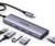 Ugreen Wielofunkcyjny HUB 5w1 USB-C  - HDMI 1.4 / 3 x USB-A / USB-C PD 100W CM511 - szary