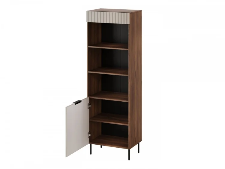 Regał 3 ALMERA 60x42x185 orzech/kaszmir
