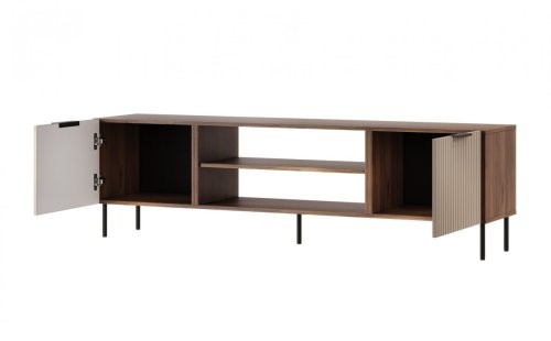 Szafka RTV ALMERA 180,5x42x52,5 orzech/kaszmir