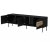 Szafka RTV INSERTO 3D1W 190x40x61,5 czarny + LED