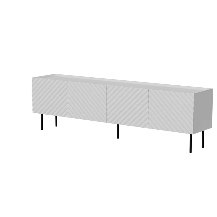 Szafka RTV 4D LUCCA 200x40x59 biały