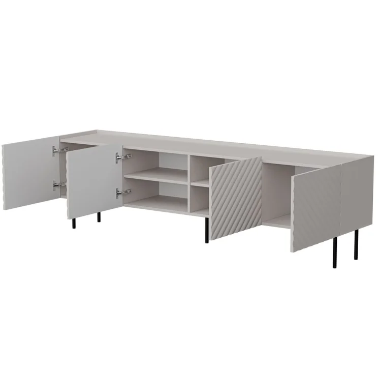 Szafka RTV 4D LUCCA 200x40x59 kaszmir
