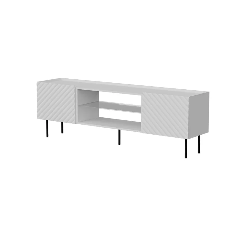Szafka RTV EF LUCCA 180x40x59 biały
