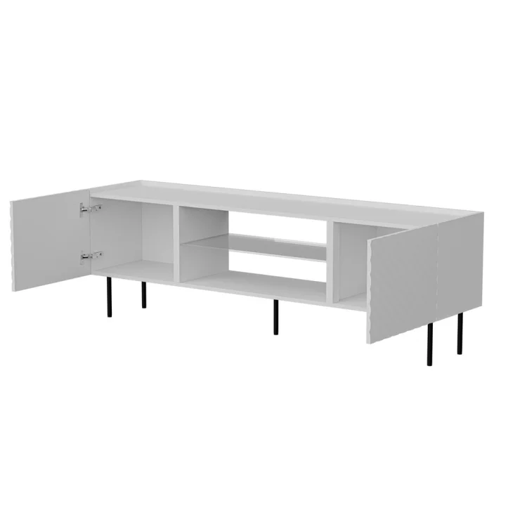 Szafka RTV EF LUCCA 180x40x59 biały