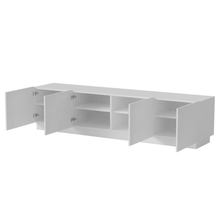 Szafka RTV LIVERTI 200x42x48 biały