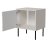 Szafka nocna 2szt INSERTO 50x40x61,5 kaszmir + LED
