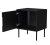 Szafka nocna 2szt INSERTO 50x40x61,5 czarny + LED