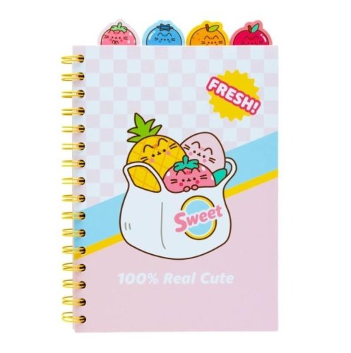 Pusheen notes A5/80K linia z zakładkami