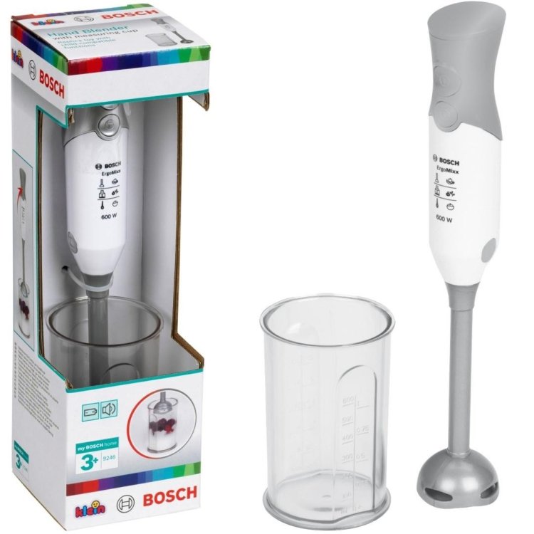 Blender Bosch z pojemnikiem srebrny