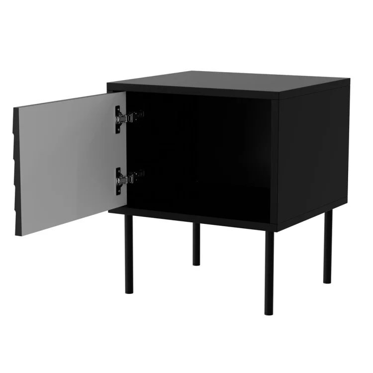 Szafka nocna 2szt CORTINA 45x40x51 czarny