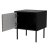 Szafka nocna 2szt CORTINA 45x40x51 czarny/orzech