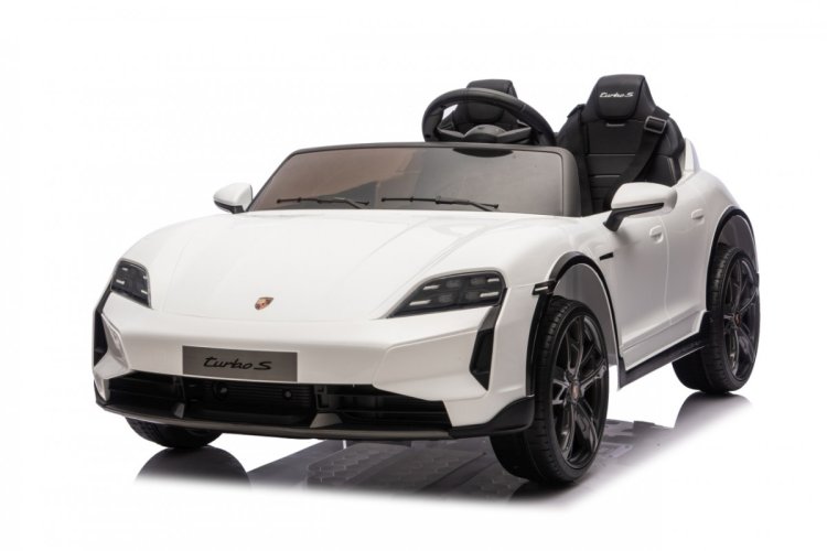 Pojazd Porsche Taycan Turbo S Biały