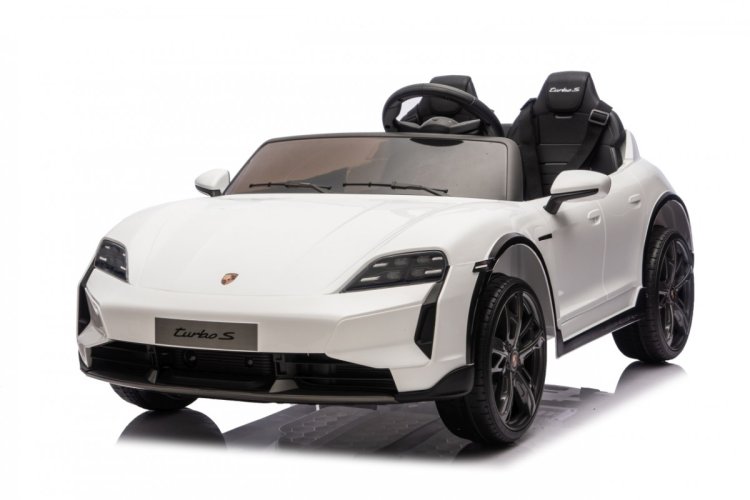 Pojazd Porsche Taycan Turbo S Biały