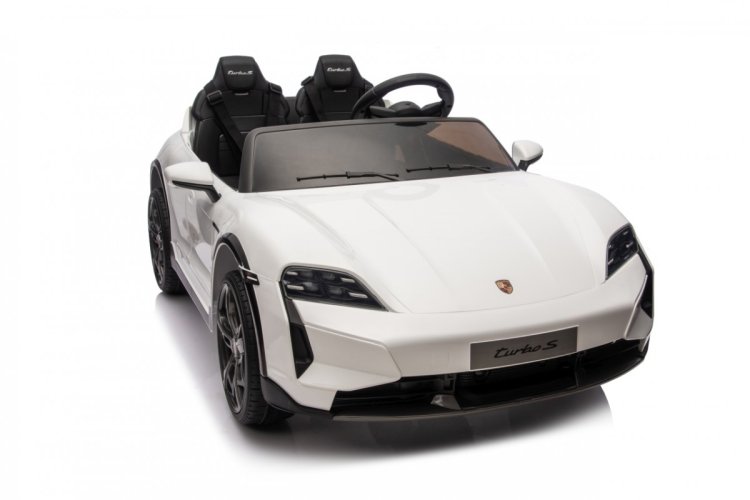 Pojazd Porsche Taycan Turbo S Biały